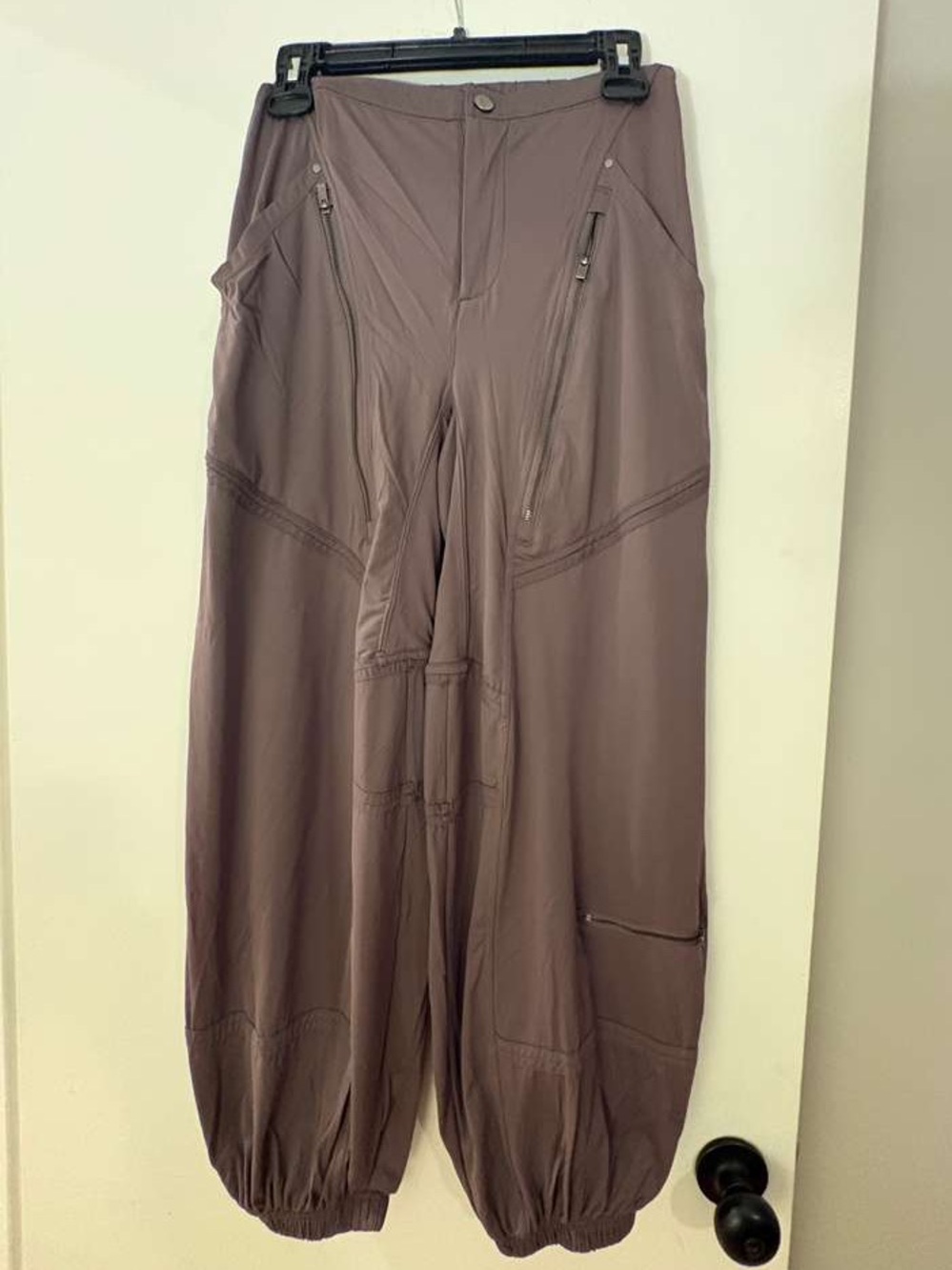 Women's Utility Harem Pants in Mauve
